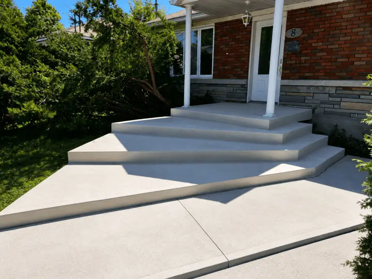 Dalle de béton résidentielle réalisée en Montérégie par projets GB